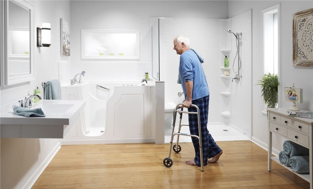 Elevate Seniors Bathroom Experience with a Walk-In Tub